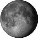 Afnemende maan maan Waning Gibbous Moon